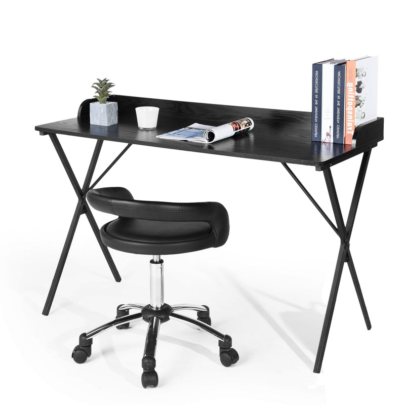 47.2" L Rectangular Computer Desk, Writing Desk - full black