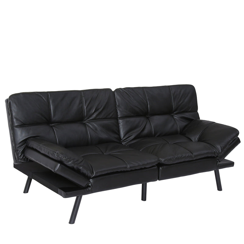 Convertible Memory Foam Futon Couch Bed,Modern Folding Sleeper Sofa-SF267PUBK - Urban Living Furniture (Los Angeles, CA)