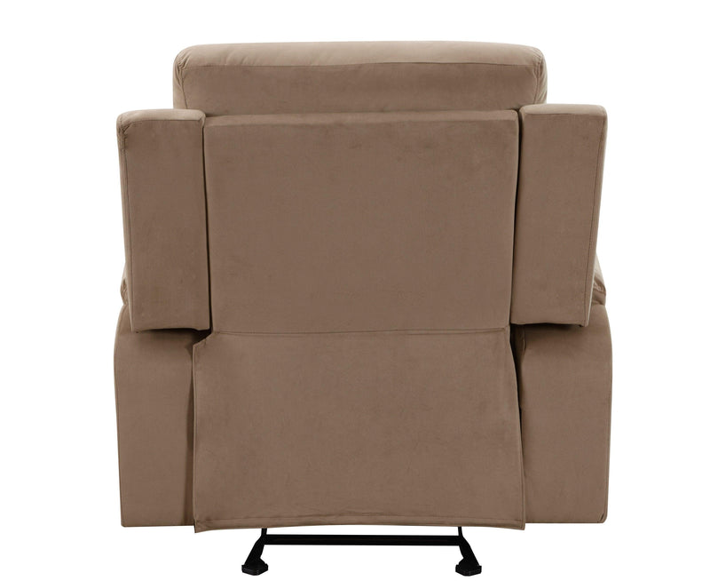 Global United Reclining Transitional Microfiber Fabric Chair