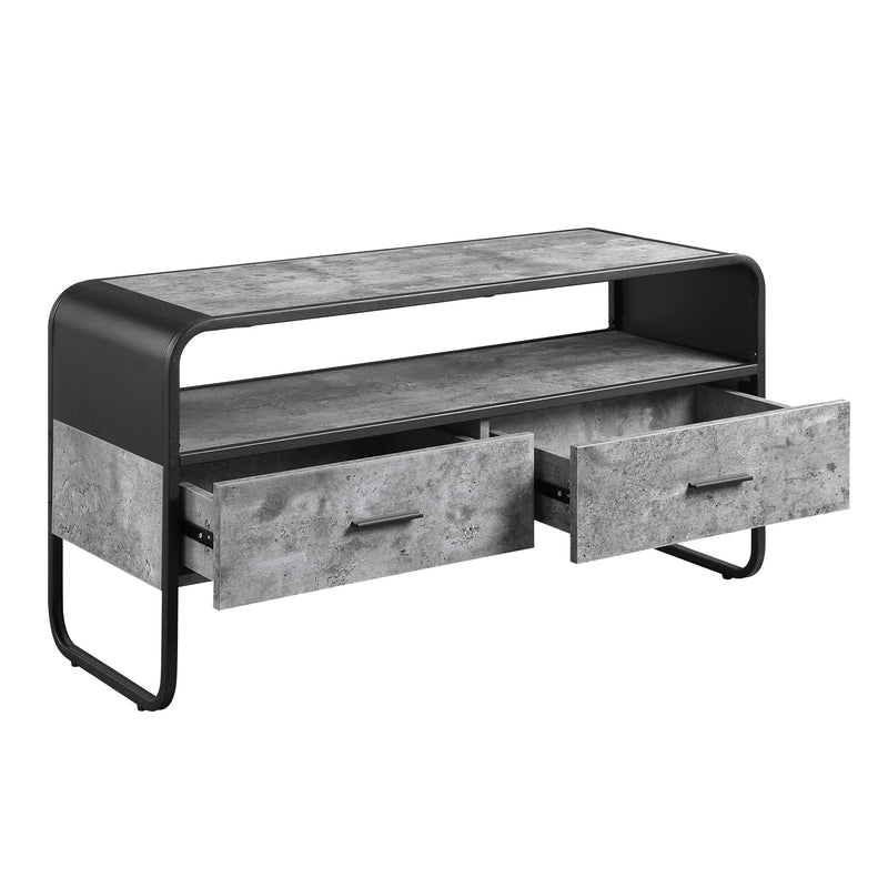 ACME Raziela TV Stand, Concrete Gray & Black Finish LV01143 - Urban Living Furniture (Los Angeles, CA)