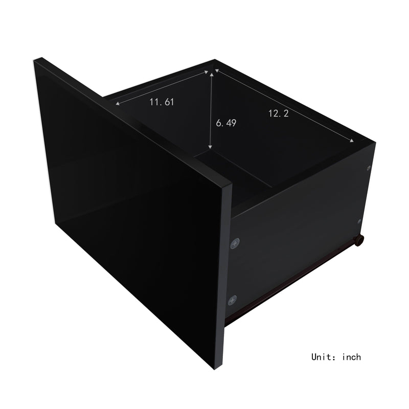 TV Cabinet Wholesale, Black  TV Stand with LED Lights