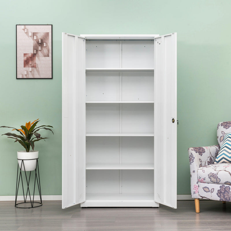 HighStorage Cabinet with 2 Doors and 4 Partitions to Separate 5Storage Spaces, Home/ Office Design - Urban Living Furniture (Los Angeles, CA)