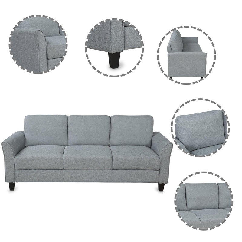 Living Room Furniture chair  and 3-seat Sofa (Gray) - Urban Living Furniture (Los Angeles, CA)