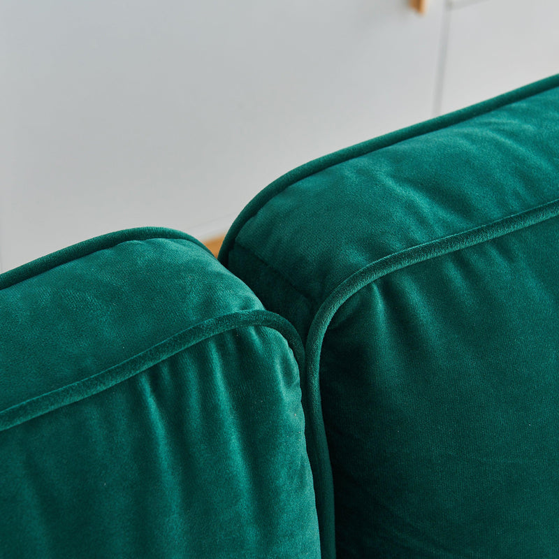 Modern Velvet  fabric sofa 71" - Emerald - Urban Living Furniture (Los Angeles, CA)