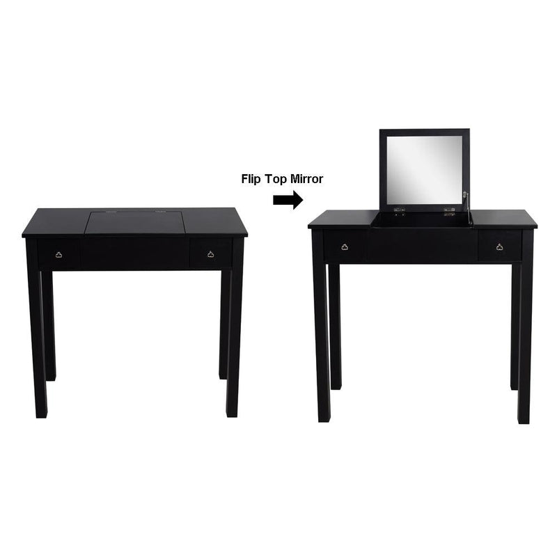 Modern Bedroom Furniture Set Dresser Set with Flip Mirror / Dresser Large Capacity Work Study Writing Desk Bedroom Furniture