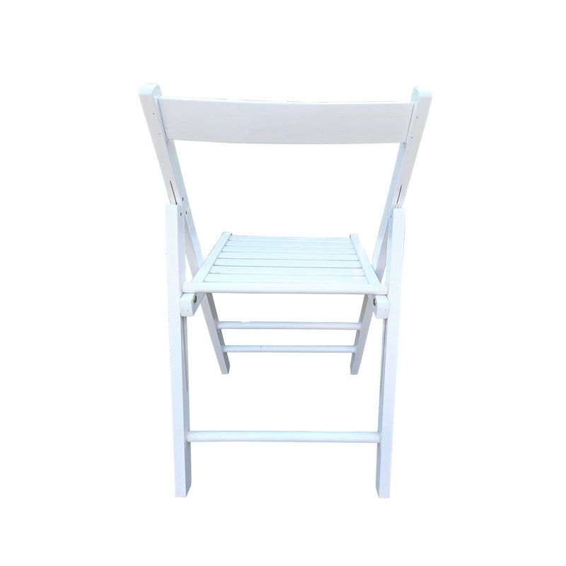 FOLDING CHAIR-2/S, FOLDABLE STYLE -WHITE