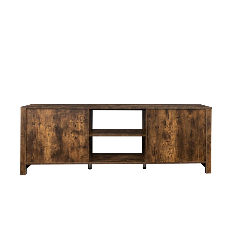 Farmhouse TV Stand,  Wood Entertainment Center Media Console withStorage - Urban Living Furniture (Los Angeles, CA)