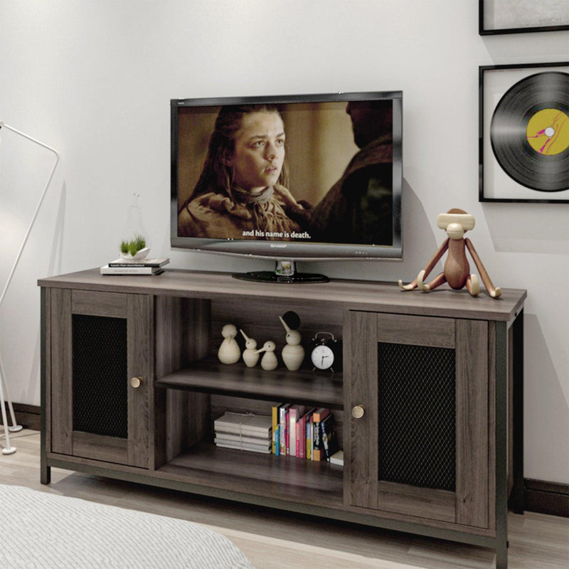 TV Stand for 45 Inches TV, Industrial TV Stand withStorage Shelf, Cable Management, Cabinets, Entertainment Center  for Home, Living Room, Office - Urban Living Furniture (Los Angeles, CA)