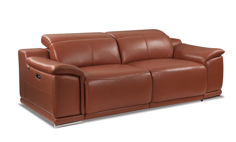 Global United Genuine Italian Leather Power Reclining Sofa - Urban Living Furniture (Los Angeles, CA)