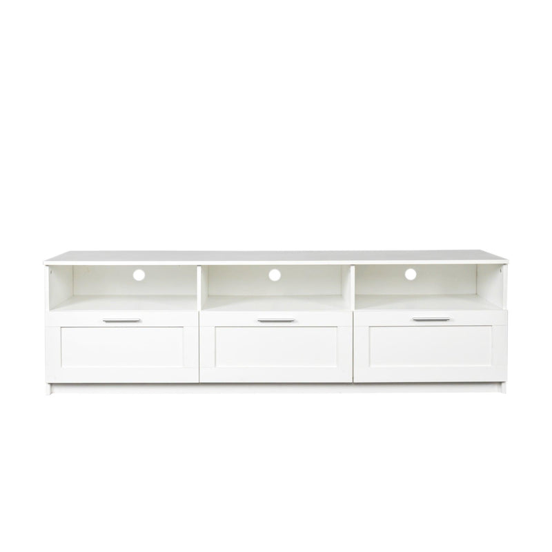 WhiteModern minimalist TV cabinet 80 inch TV stand, open locker Living Room Bedroom - Urban Living Furniture (Los Angeles, CA)