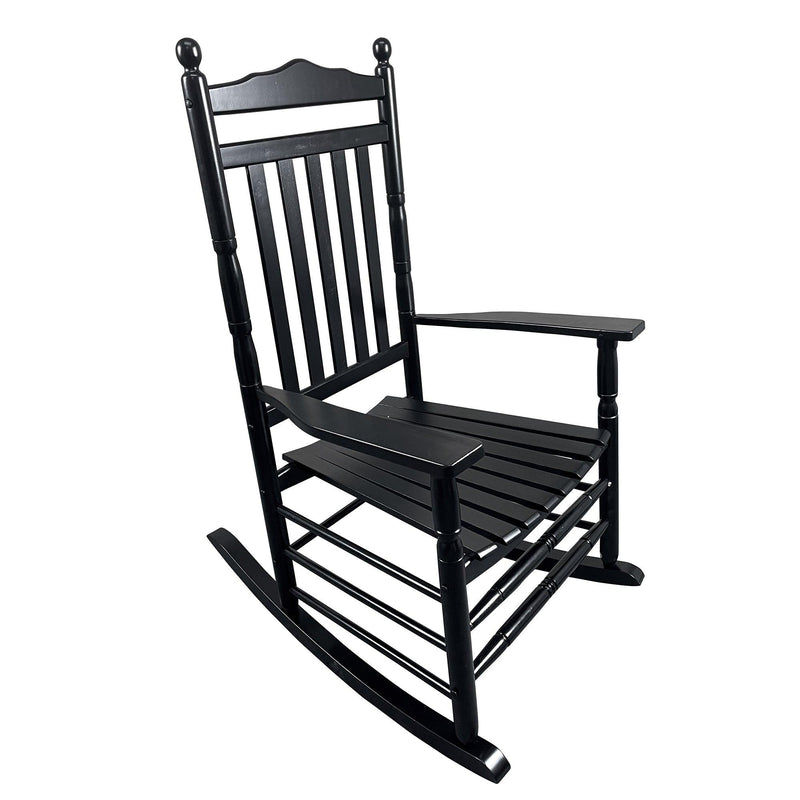 BALCONY PORCH ADULT ROCKING CHAIR-BLACK - Urban Living Furniture (Los Angeles, CA)