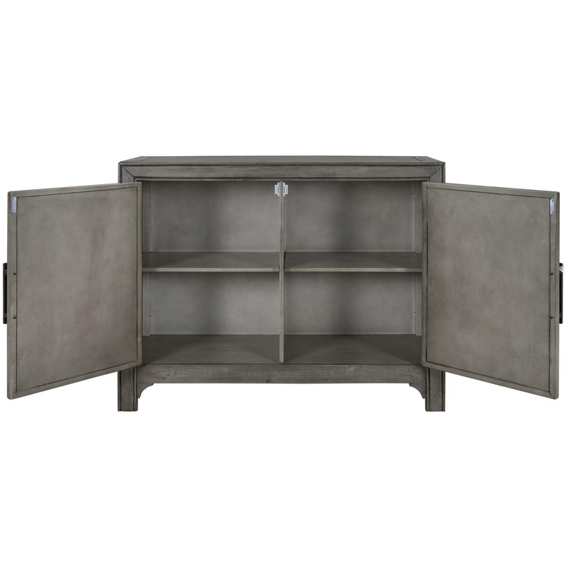 40‘’Modern Console Table Sofa Table for Living Room with 2 Shelves