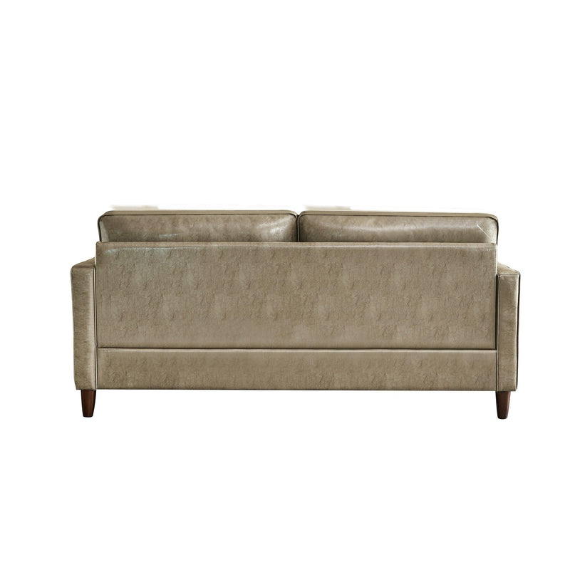 Modern Mid-Century Vegan Leather Sofa （Khaki） - Urban Living Furniture (Los Angeles, CA)