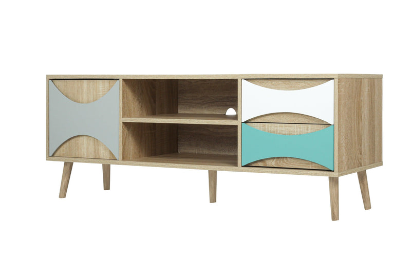 TV Stand withStorage Cabinet and Shelves, TV Console Table for Living Room - Urban Living Furniture (Los Angeles, CA)