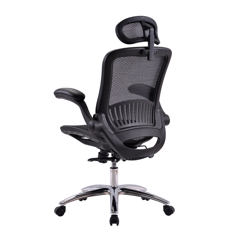 Office Chair - Ergonomic Mesh Chair Computer Chair Home Executive Desk Chair Comfortable Reclining Swivel Chair High Back with Wheels and Adjustable Headrest for Teens/Adults (Black) - Urban Living Furniture (Los Angeles, CA)