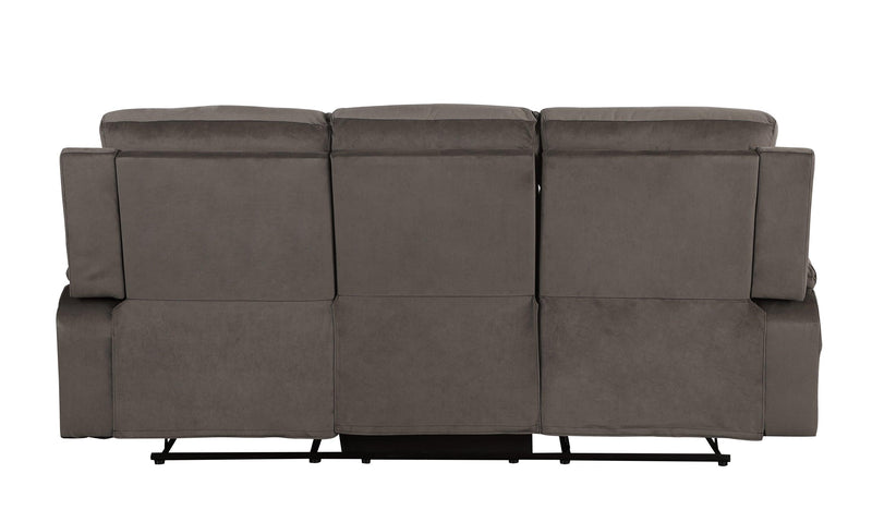 Global United Reclining Transitional Microfiber Fabric Sofa - Urban Living Furniture (Los Angeles, CA)