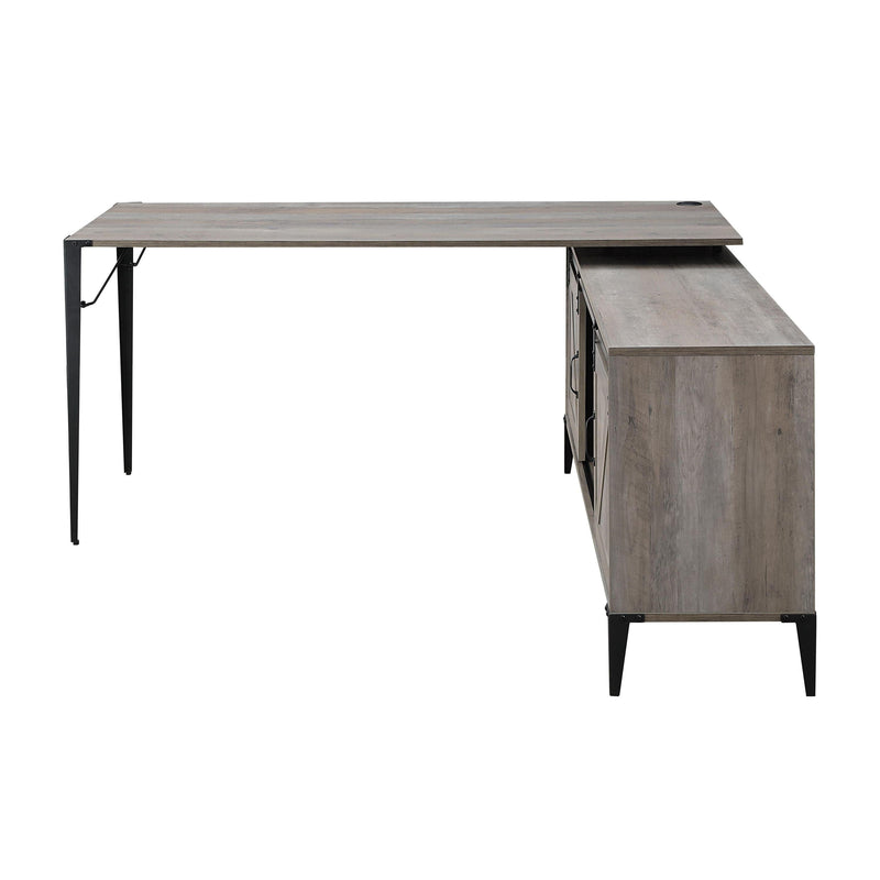 ACME Zakwani Writing Desk, Gray Oak & Black Finish OF00001 - Urban Living Furniture (Los Angeles, CA)