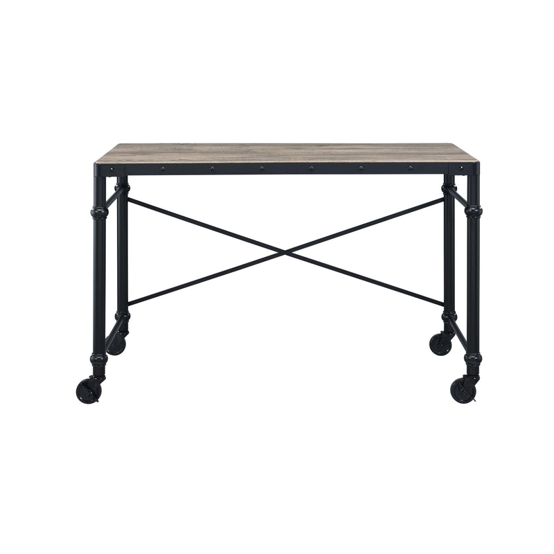 ACME Oklarth Writing Desk in Rustic Oak & Black Finish OF00103 - Urban Living Furniture (Los Angeles, CA)