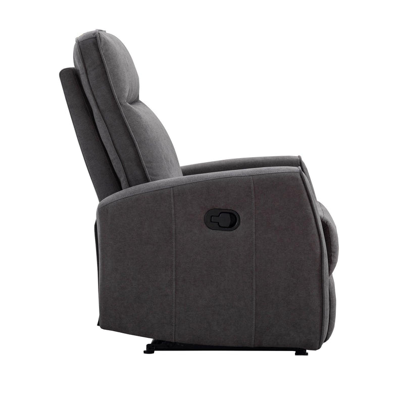 Minimalism Style Manual Recliner, Classic Single Chair, Small Sofa for Living Room&Bed Room, Dark Grey - Urban Living Furniture (Los Angeles, CA)