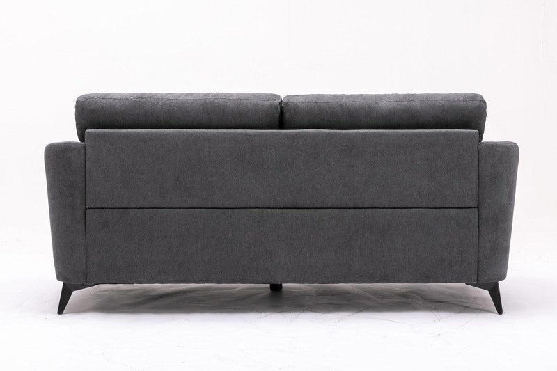 Callie Gray Velvet Fabric Sofa Loveseat Living Room Set - Urban Living Furniture (Los Angeles, CA)