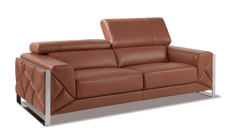 Global United Top Grain Italian Leather  Sofa - Urban Living Furniture (Los Angeles, CA)