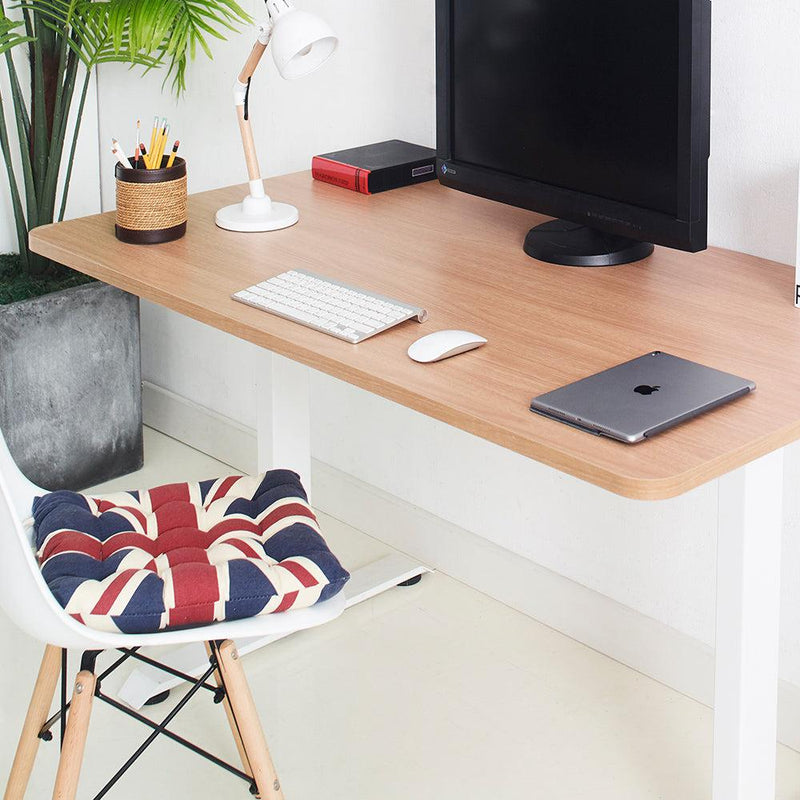 Gauss Contemporary Wood and Metal Computer Desk in Maple - Urban Living Furniture (Los Angeles, CA)