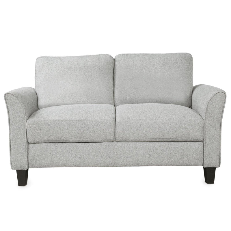 Living Room Furniture Love Seat Sofa Double Seat Sofa (Loveseat Chair)(Light Gray) - Urban Living Furniture (Los Angeles, CA)