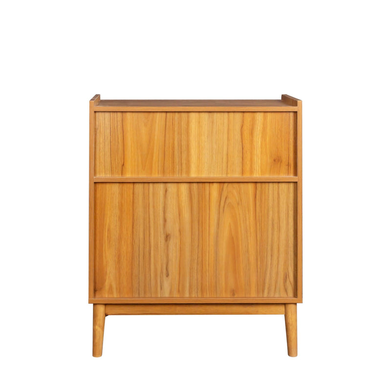 Farmhouse Sideboard Buffet AccentStorage Cabinet, with Rattan Doors and drawers, for Hallway, Entryway, Dining Room, or Living Room - Urban Living Furniture (Los Angeles, CA)