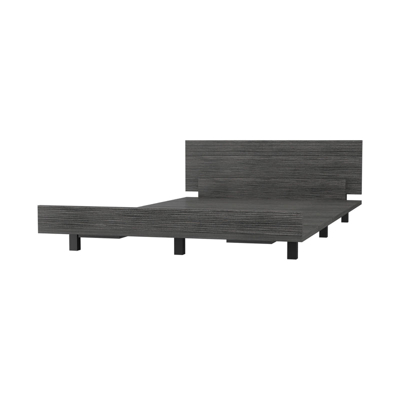 Nimmo Twin Bed Frame Smokey Oak - Urban Living Furniture (Los Angeles, CA)