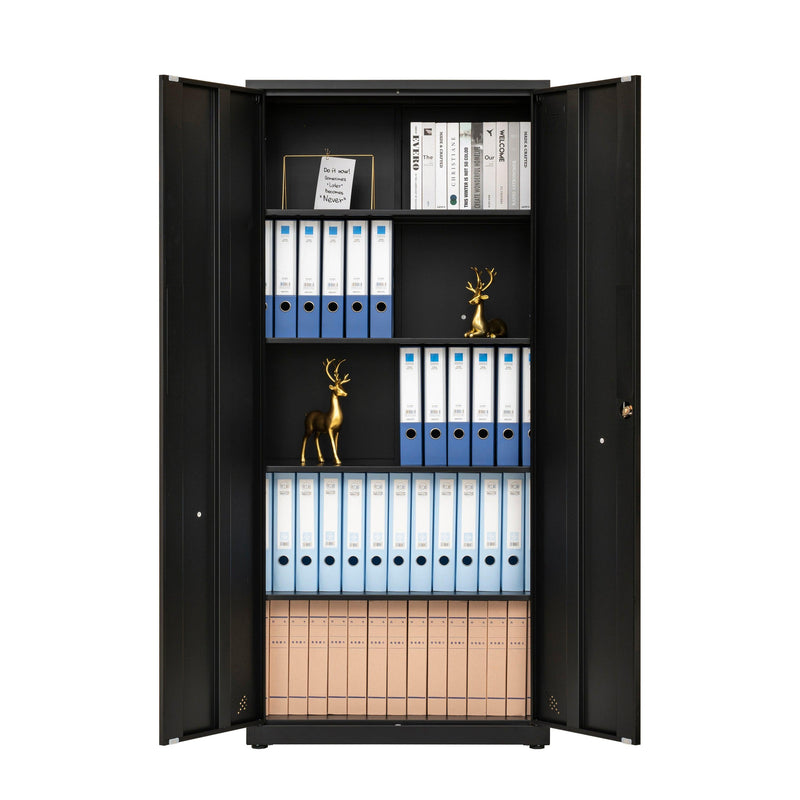 HighStorage Cabinet with 2 Doors and 4 Partitions to Separate 5Storage Spaces, Home/ Office Design - Urban Living Furniture (Los Angeles, CA)