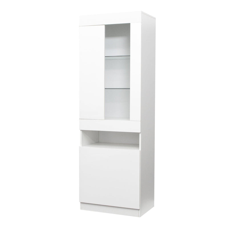 Side board  Side cabinet with LED light shelving drawer white side cabinet Side cabinets in the living room