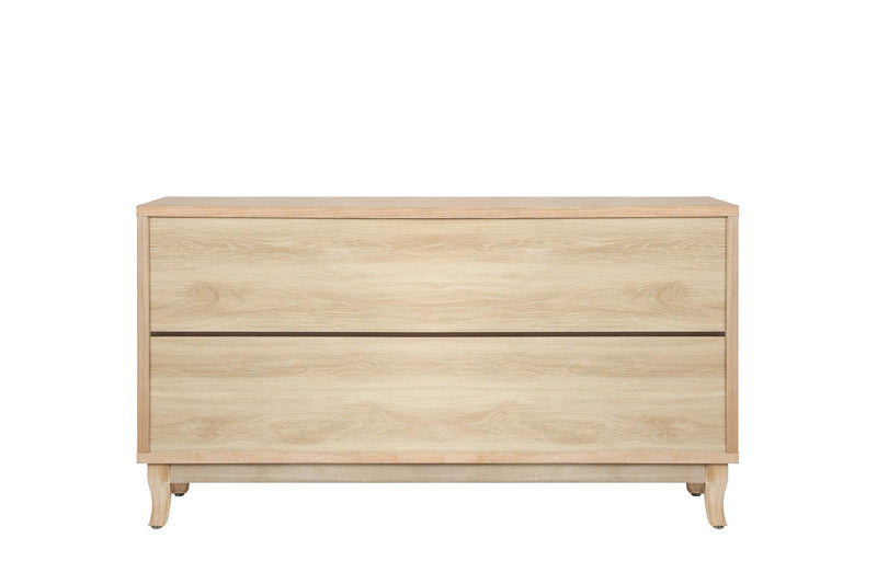 Storage Cabinet Sideboard Wooden Cabinet with 4 Doors for Hallway, Entryway, Living Room, Bedroom, Adjustable Shelf Nature Wood Classic Colour - Urban Living Furniture (Los Angeles, CA)