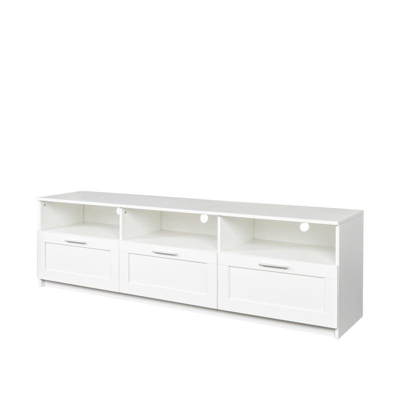 WhiteModern minimalist TV cabinet 80 inch TV stand, open locker Living Room Bedroom - Urban Living Furniture (Los Angeles, CA)