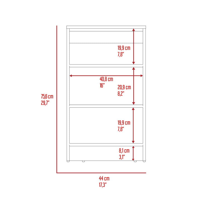 Nashua 4-Shelf Linen Cabinet Light Oak and White