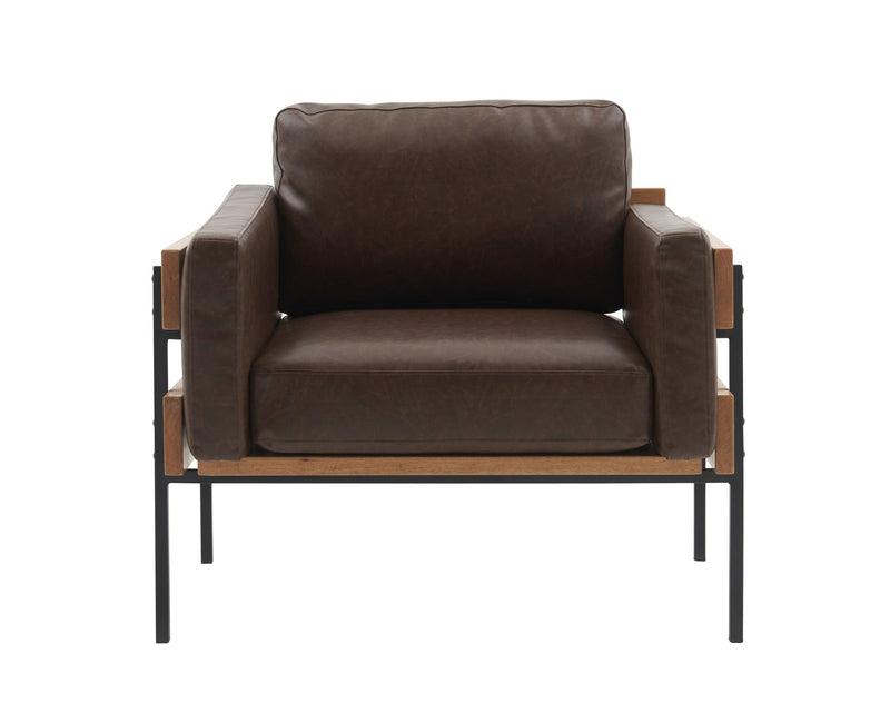 Single leisure sofa chair living room PU leather chairModern comfortable leisure armchair - Urban Living Furniture (Los Angeles, CA)