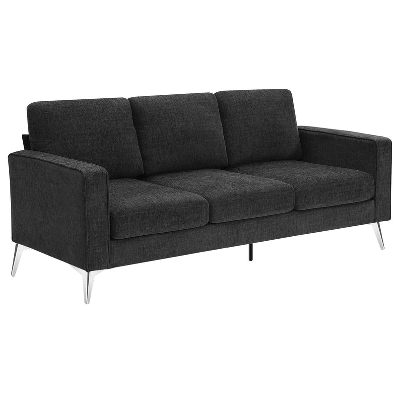 Modern 3-Piece Sofa Sets with Sturdy Metal Legs,Linen Upholstered Couches Sets Including 3-Seat Sofa, Loveseat and Single Chair for Living Room Furniture Set (1+2+3 Seat) - Urban Living Furniture (Los Angeles, CA)