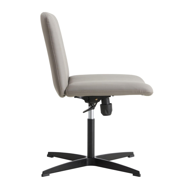 High Grade Pu Material. Home Computer Chair Office Chair Adjustable 360 ° Swivel Cushion Chair With Black Foot Swivel Chair Makeup Chair Study Desk Chair. No Wheels - Urban Living Furniture (Los Angeles, CA)