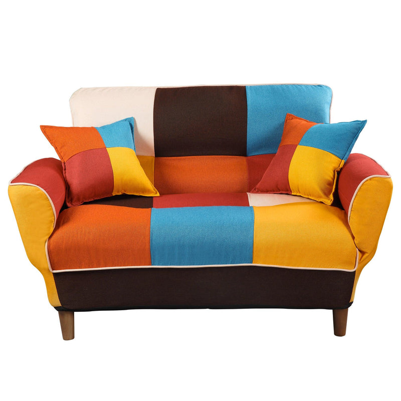 Small Space Colorful Sleeper Sofa, Solid Wood Legs - Urban Living Furniture (Los Angeles, CA)