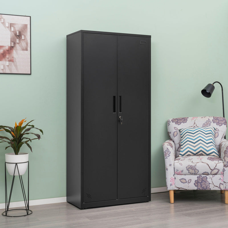 HighStorage Cabinet with 2 Doors and 4 Partitions to Separate 5Storage Spaces, Home/ Office Design - Urban Living Furniture (Los Angeles, CA)