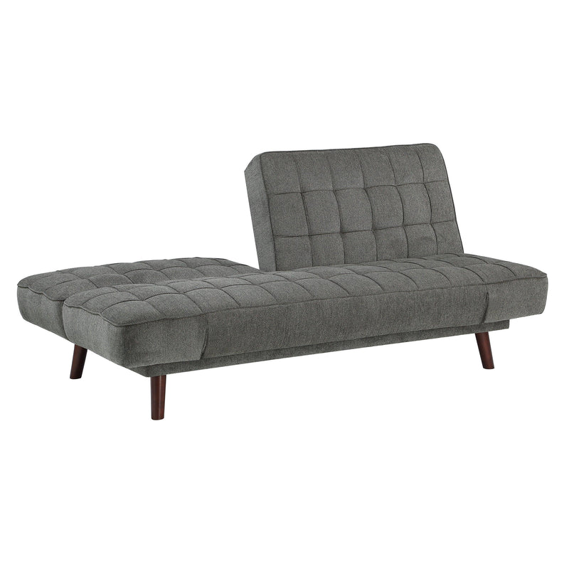 Elegant Three-in-One Lounger Sofa Sleeper Dark Gray Chenille Fabric Upholstered Attached Cushions Adjustable Arms Casual Living Room Furniture - Urban Living Furniture (Los Angeles, CA)