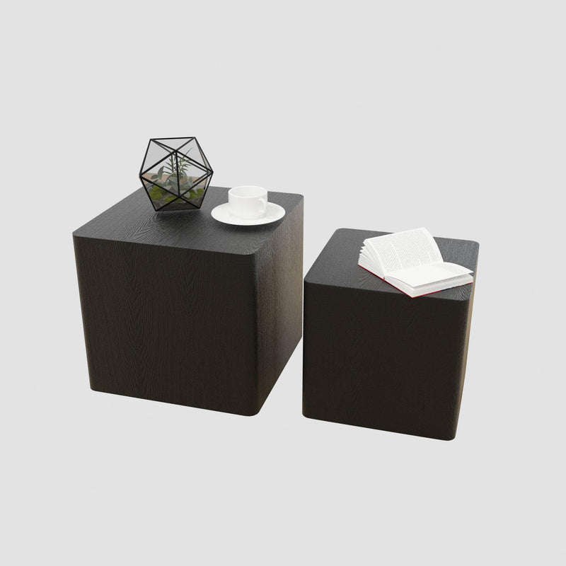 MDF Nesting table/side table/coffee table/end table for living room,office,bedroom Black - Urban Living Furniture (Los Angeles, CA)