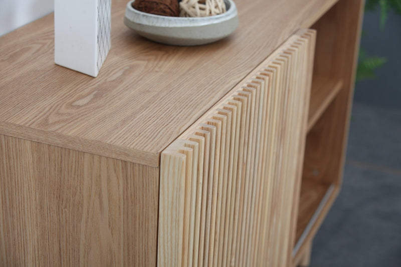 Modern Sideboard with 4 Cabinet,Storage Cabinet, TV Stand , Anti-Topple Design, and Large Countertop - Urban Living Furniture (Los Angeles, CA)