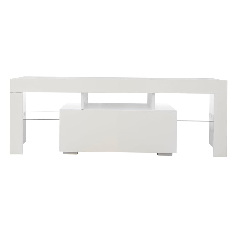 Entertainment TV Stand, Large TV Stand TV Base Stand with LED Light TV Cabinet. - Urban Living Furniture (Los Angeles, CA)