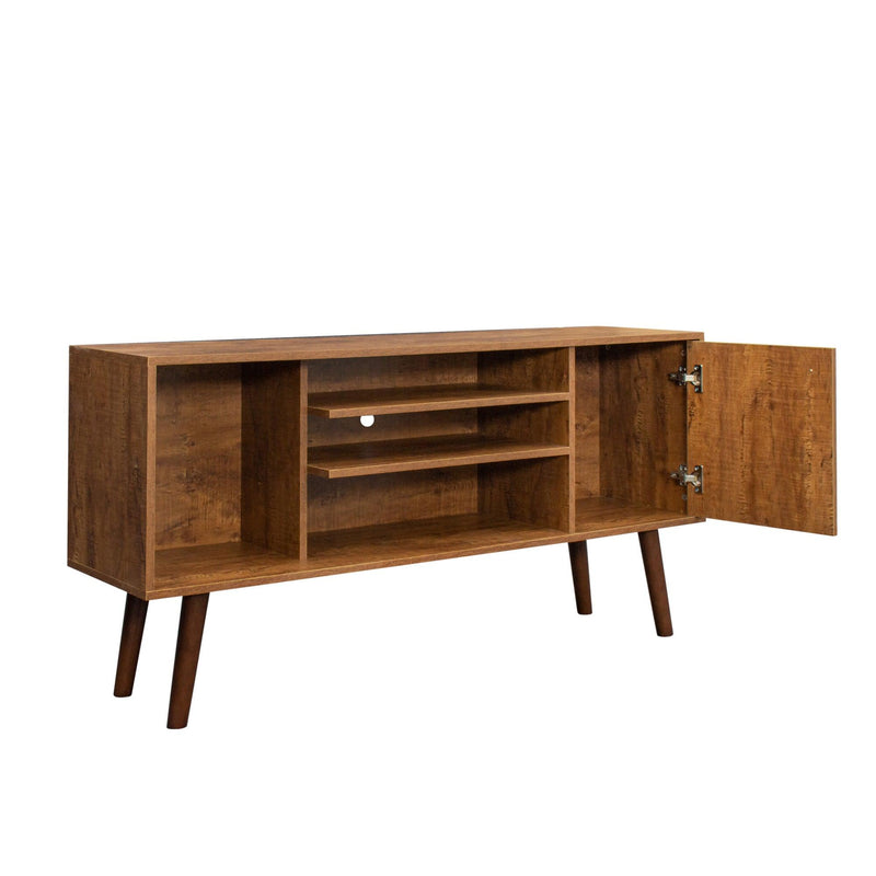 TV Stand Use in Living Room Furniture with 1Storage and 2 shelves Cabinet, high quality particle board,Walnut - Urban Living Furniture (Los Angeles, CA)