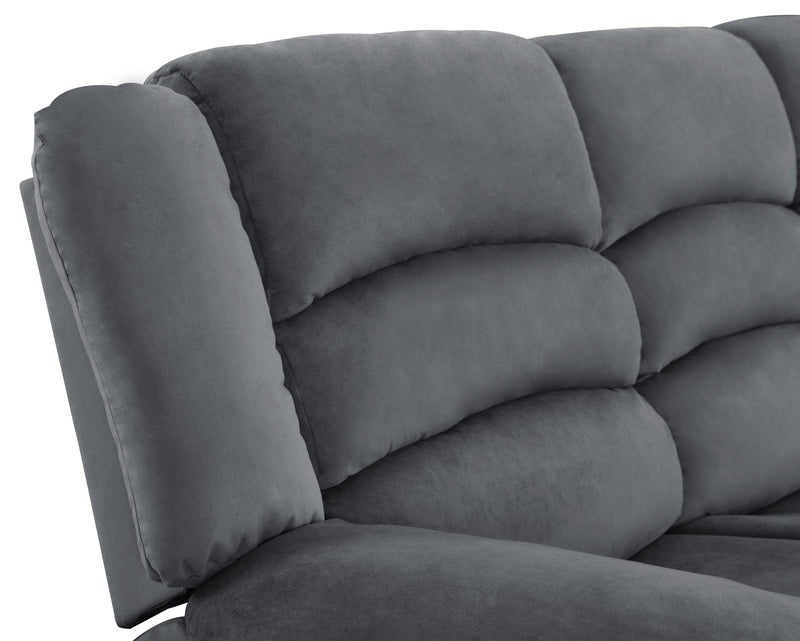 Global United Transitional Microfiber Fabric Upholstered Sofa - Urban Living Furniture (Los Angeles, CA)