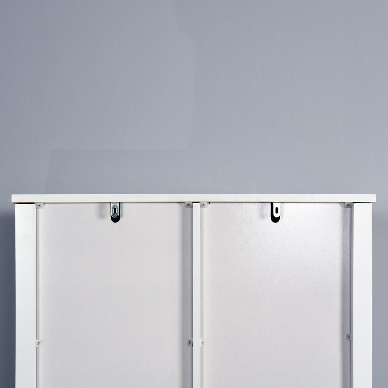 Over-the-ToiletStorage Cabinet, Space-Saving Bathroom Cabinet, with Adjustable Shelves and A Barn Door 27.16 x 9.06 x 67 inch - Urban Living Furniture (Los Angeles, CA)