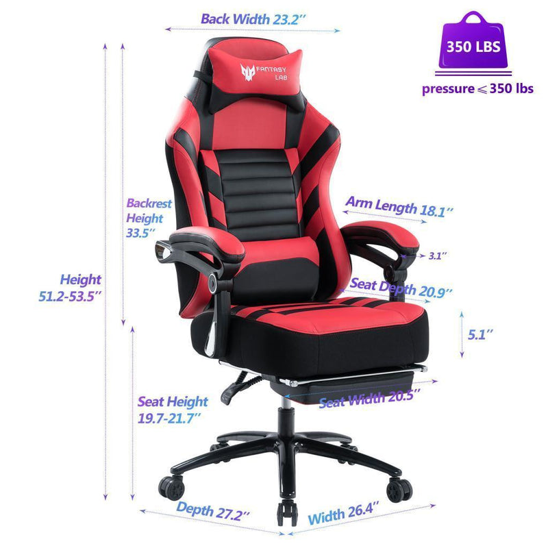 Seat Height Adjustable Swivel Racing Office Computer Ergonomic Video Game Chair - Urban Living Furniture (Los Angeles, CA)