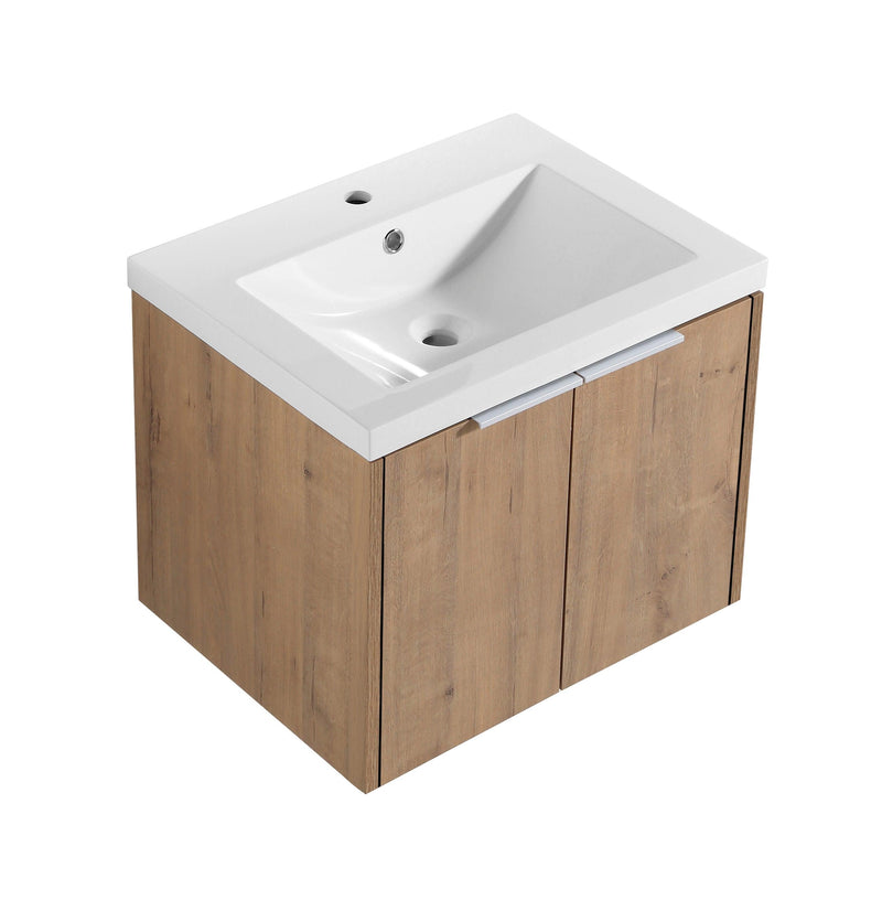 Bathroom Cabinet With Sink,Soft Close Doors,Float Mounting Design,24 Inch For Small Bathroom,24x18-00624 IMO（KD-Packing） - Urban Living Furniture (Los Angeles, CA)