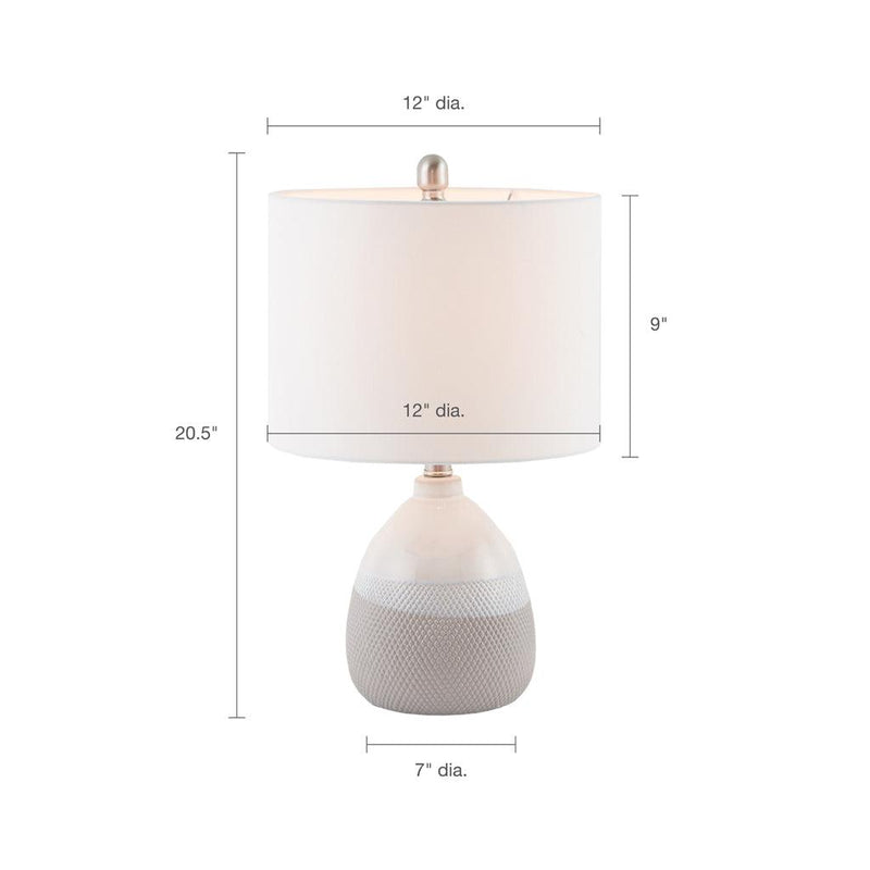 Driggs Ceramic Textured Table Lamp - Urban Living Furniture (Los Angeles, CA)