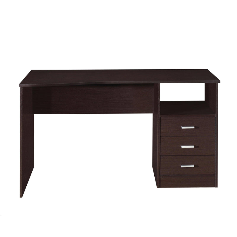 Techni Mobili Classic Computer Desk with Multiple Drawers, Wenge